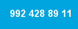 992 428 89 11